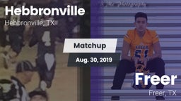Matchup: Hebbronville vs. Freer  2019