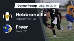 Recap: Hebbronville  vs. Freer  2019