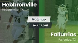 Matchup: Hebbronville vs. Falfurrias  2019