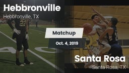 Matchup: Hebbronville vs. Santa Rosa  2019