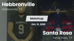 Matchup: Hebbronville vs. Santa Rosa  2020