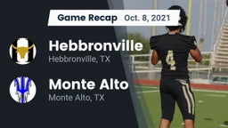 Recap: Hebbronville  vs. Monte Alto  2021