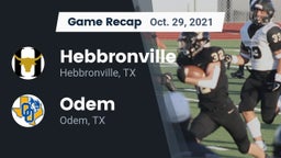 Recap: Hebbronville  vs. Odem  2021