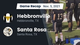 Recap: Hebbronville  vs. Santa Rosa  2021