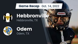 Recap: Hebbronville  vs. Odem  2022