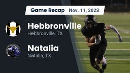 Recap: Hebbronville  vs. Natalia  2022