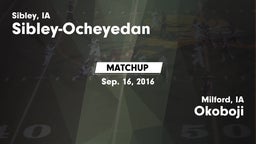 Matchup: Sibley-Ocheyedan vs. Okoboji  2016