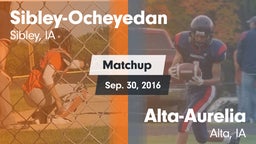 Matchup: Sibley-Ocheyedan vs. Alta-Aurelia  2016