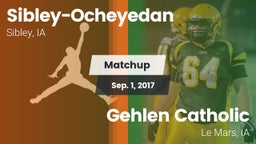Matchup: Sibley-Ocheyedan vs. Gehlen Catholic  2017