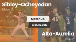 Matchup: Sibley-Ocheyedan vs. Alta-Aurelia  2017