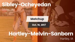 Matchup: Sibley-Ocheyedan vs. Hartley-Melvin-Sanborn  2017