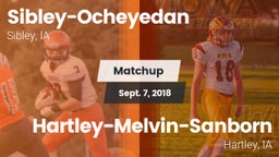 Matchup: Sibley-Ocheyedan vs. Hartley-Melvin-Sanborn  2018