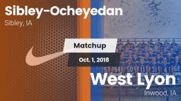 Matchup: Sibley-Ocheyedan vs. West Lyon  2018