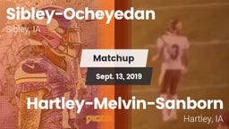 Matchup: Sibley-Ocheyedan vs. Hartley-Melvin-Sanborn  2019