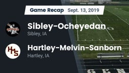 Recap: Sibley-Ocheyedan vs. Hartley-Melvin-Sanborn  2019
