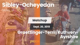 Matchup: Sibley-Ocheyedan vs. Graettinger-Terril/Ruthven-Ayrshire  2019