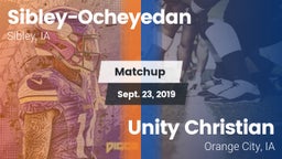 Matchup: Sibley-Ocheyedan vs. Unity Christian  2019