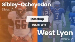 Matchup: Sibley-Ocheyedan vs. West Lyon  2019