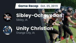 Recap: Sibley-Ocheyedan vs. Unity Christian  2019