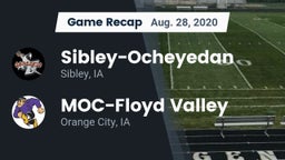 Recap: Sibley-Ocheyedan vs. MOC-Floyd Valley  2020