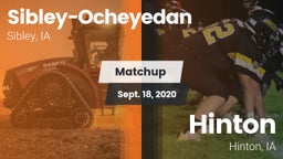 Matchup: Sibley-Ocheyedan vs. Hinton  2020