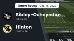Recap: Sibley-Ocheyedan vs. Hinton  2020