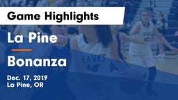 La Pine  vs Bonanza  Game Highlights - Dec. 17, 2019