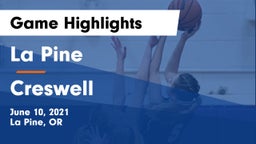 La Pine  vs Creswell  Game Highlights - June 10, 2021