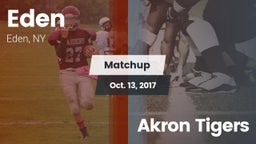 Matchup: Eden  vs. Akron Tigers 2017