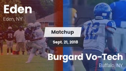 Matchup: Eden  vs. Burgard Vo-Tech  2018