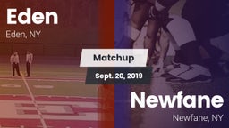 Matchup: Eden  vs. Newfane  2019