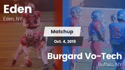 Matchup: Eden  vs. Burgard Vo-Tech  2019