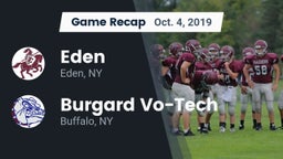 Recap: Eden  vs. Burgard Vo-Tech  2019