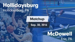 Matchup: Hollidaysburg vs. McDowell  2016