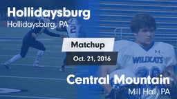 Matchup: Hollidaysburg vs. Central Mountain  2016