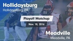 Matchup: Hollidaysburg vs. Meadville  2016