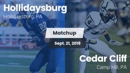 Matchup: Hollidaysburg vs. Cedar Cliff  2018