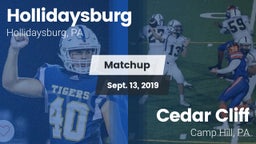 Matchup: Hollidaysburg vs. Cedar Cliff  2019