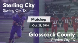 Matchup: Sterling City vs. Glasscock County  2016
