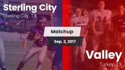 Matchup: Sterling City vs. Valley  2017