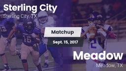Matchup: Sterling City vs. Meadow  2017