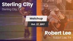 Matchup: Sterling City vs. Robert Lee  2017