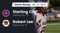 Recap: Sterling City  vs. Robert Lee  2017