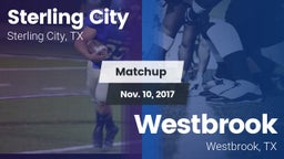 Matchup: Sterling City vs. Westbrook  2017