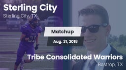 Matchup: Sterling City vs. Tribe Consolidated Warriors 2018