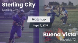Matchup: Sterling City vs. Buena Vista  2018