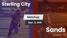 Matchup: Sterling City vs. Sands  2018