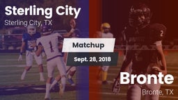 Matchup: Sterling City vs. Bronte  2018
