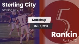 Matchup: Sterling City vs. Rankin  2018