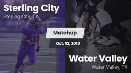 Matchup: Sterling City vs. Water Valley  2018